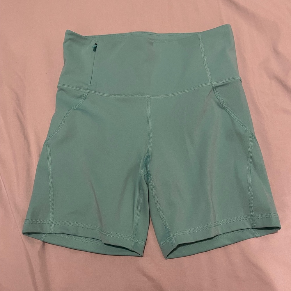 High-Waist Champion Aqua Women's Active Shorts